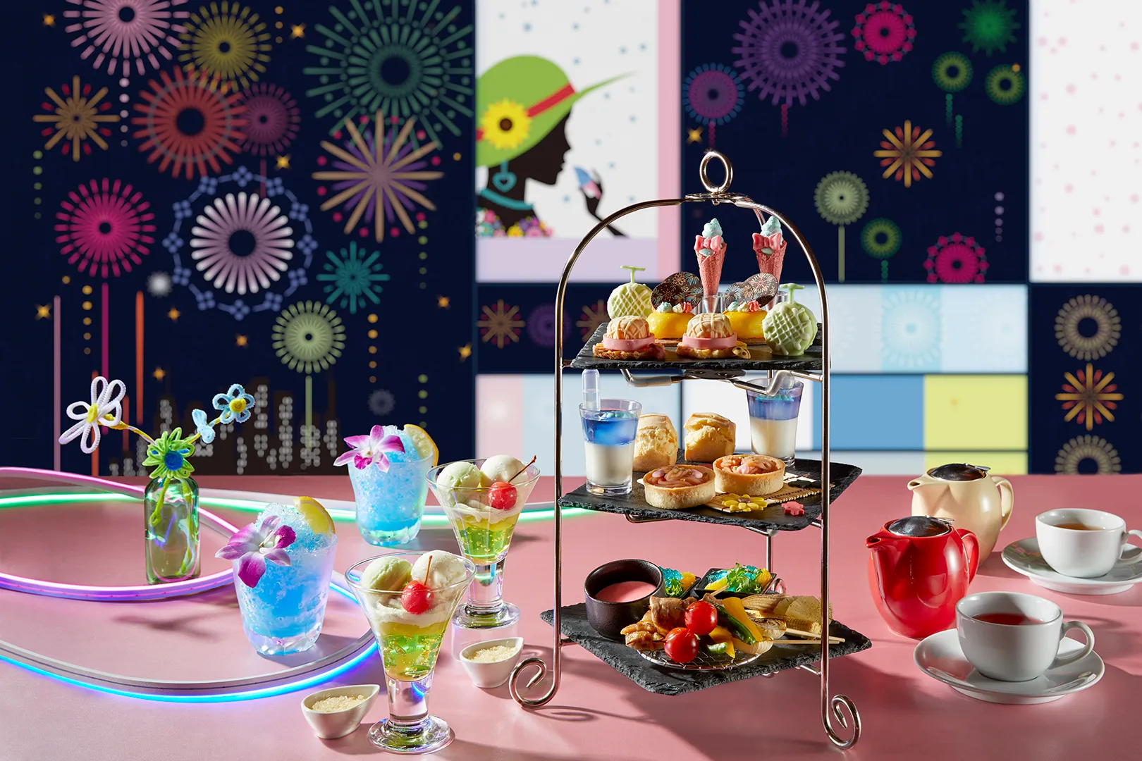 Exciting Summer☆Retro Pop Afternoon Tea