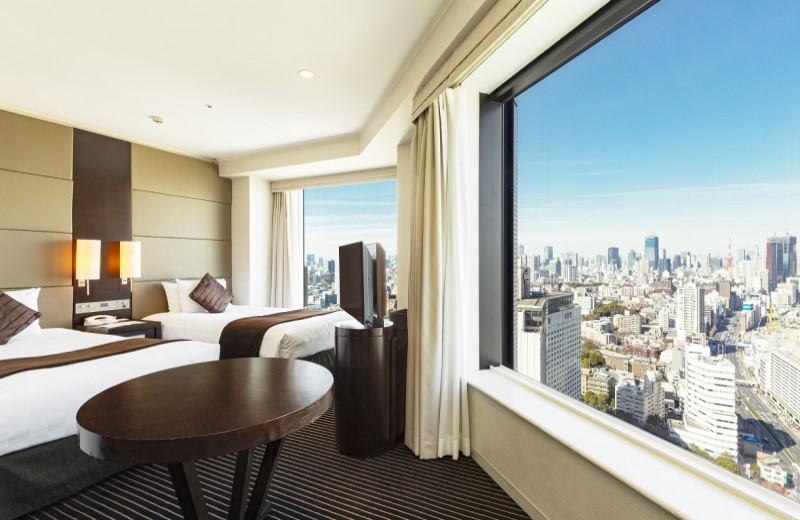 Premier Corner Twin Room (35th–37th Floors) Main Tower , Accommodation ...