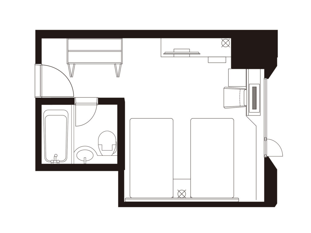 grand prince hotel shin takanawa superior twin room